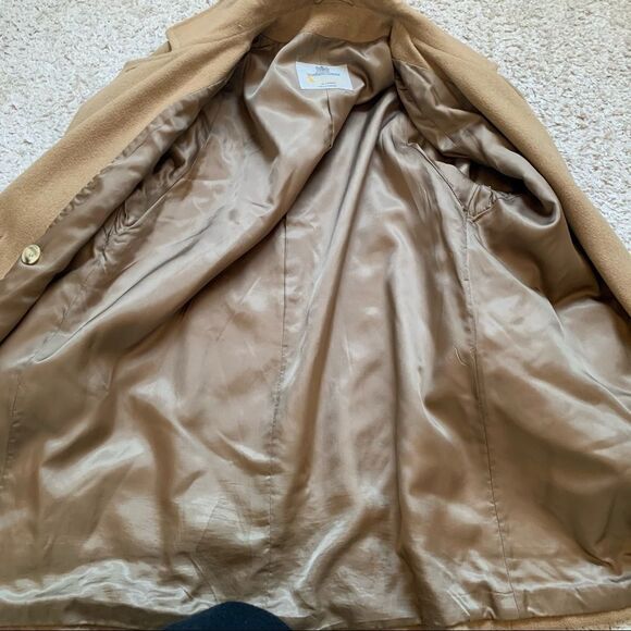 Vintage Aquascutum Double breasted wool and cashmere  camel coat - Picture 13 of 15